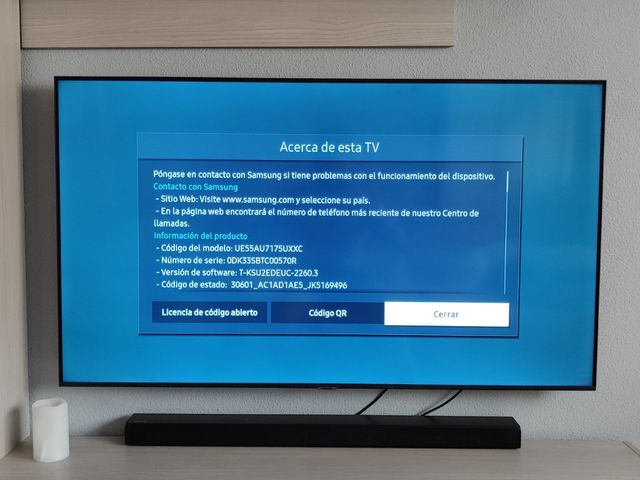 TV Samsung 55"