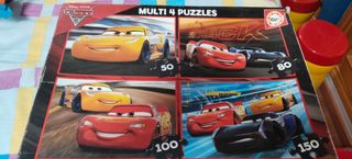 Puzzle Cars 3 - 4 puzzles Educa