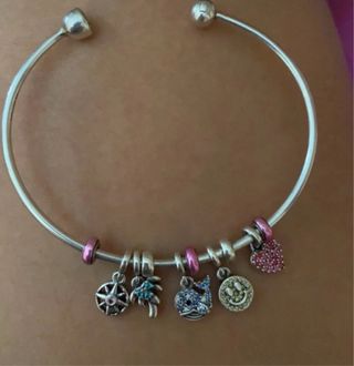 Pulsera Pandora ME plata rigida abierta