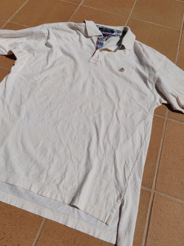 Polo Tommy Hilfiger blanco