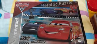Puzzle Cars 3 metálico - 104 piezas