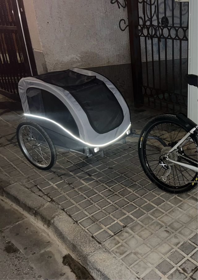 Remolque bici mascota