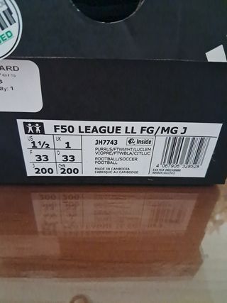 Adidas F50 League - fútbol - talla 33