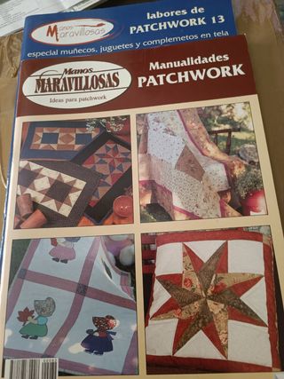 4 REVISTAS LABORES PATCHWORK. 

MANOS MARAVILLOSAS