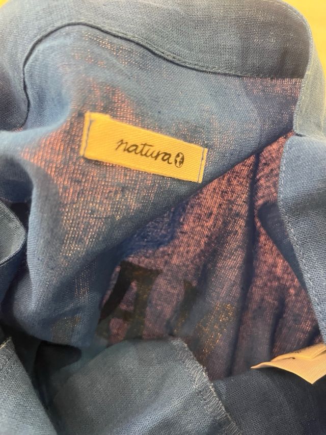 2 Tote bags Natura - Azul y Mostaza