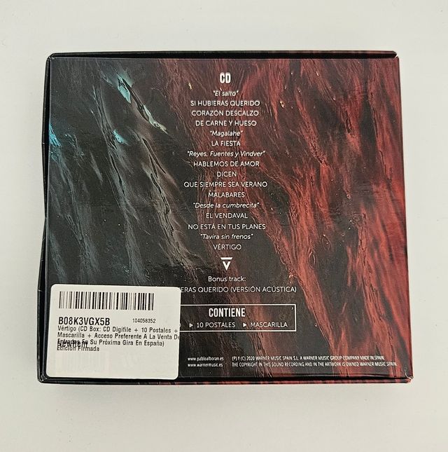 Álbum Pablo Alborán - Vertigo