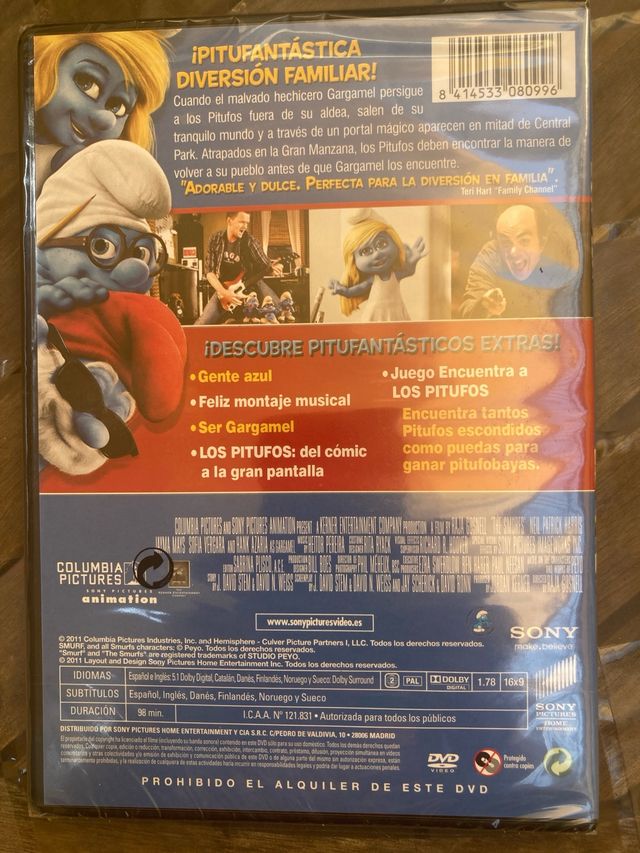 DVD Los Pitufos - ¡Aventura épica!