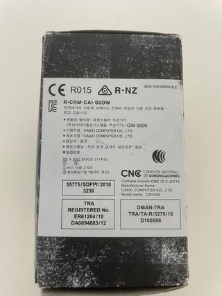 Casio G-Shock GW-B5600-2ER Solar perfecto estado