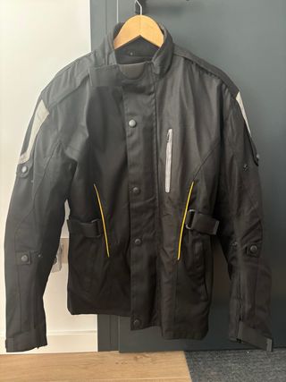 Cazadora moto negra - Talla S