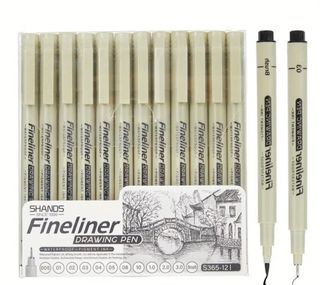 007 Rotuladores calibrados Fineliner