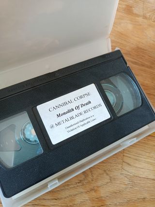 VHS Cannibal Corpse - Monolith Of Death Tour