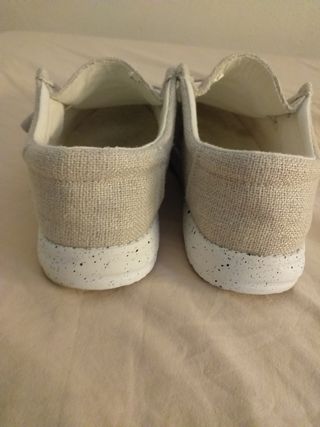 Zapatillas náuticos beige - Talla 41 Nuevas 