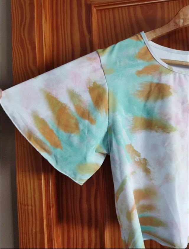 Camiseta tie-dye multicolor