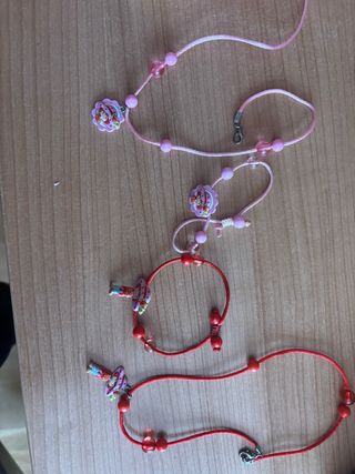 Collar y pulsera Fresita