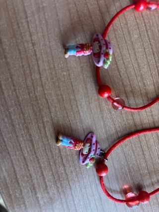 Collar y pulsera Fresita