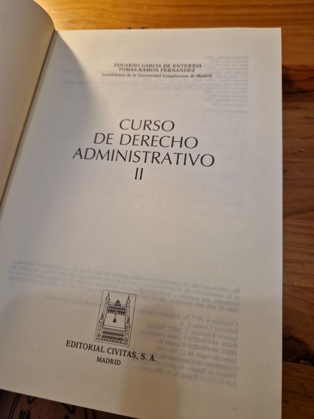 Curso derecho administrativo II