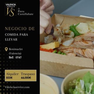  0747 - NEGOCIO DE COMIDA PARA LLEVAR EN BENIMACLE