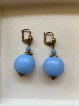 Pendientes turquesa | dorados