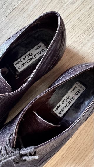 ZAPATOS DERBY BALENCIAGA HOMBRE MARRON CHOCLT 41.5