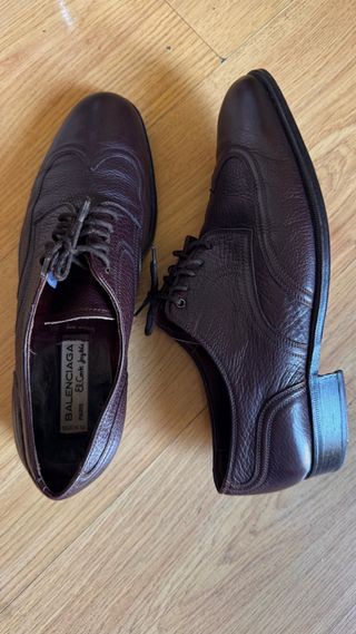 ZAPATOS DERBY BALENCIAGA HOMBRE MARRON CHOCLT 41.5
