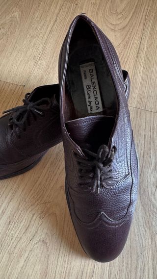 ZAPATOS DERBY BALENCIAGA HOMBRE MARRON CHOCLT 41.5