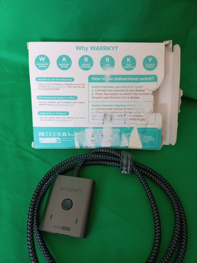 Conmutador HDMI 4K WARKKY