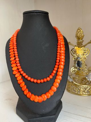 Collar de Coral Naranja