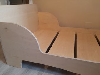 Cama estilo Montessori de madera abedul 90× 190.