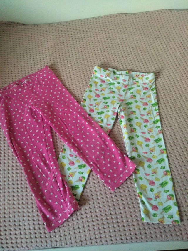 2 Leggins piratas . Niña Talla 8 Mayoral