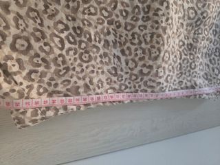 Mini Falda Leopardo - Beige/Marrón - Mango M