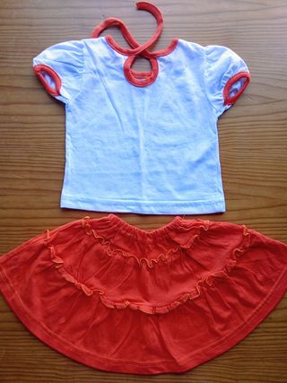 Conjunto verano niña 1 año