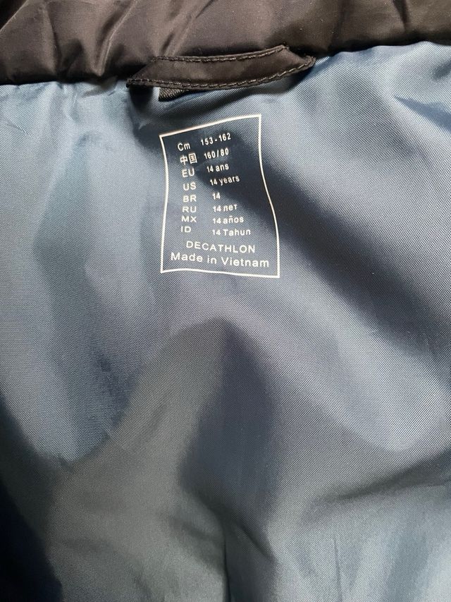 Chaleco acolchado negro