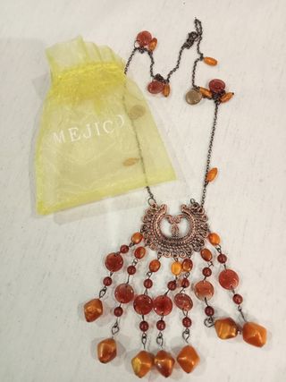 Colgante MEJICO marrón-naranja