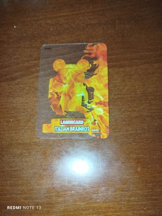 Carta Lamincard Italian Brainrot - 10/182