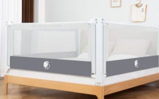 2 Barreras cama bebé -
1 de 1,90 m y otra de 1,35