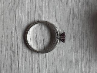 Anillo Pandora Rojo Plata