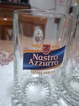 2 Boccali Birra Nastro Azzurro