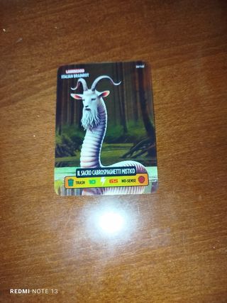 Carta Lamincard Italian Brainrot 58/162