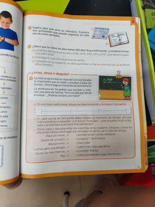Libro de Ciencias Sociales de 3 primaria.Ed. SM