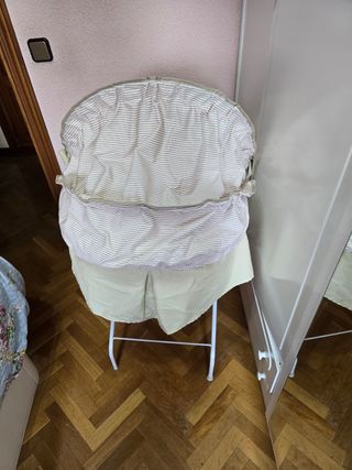 Capazo moisés mimbre bebe