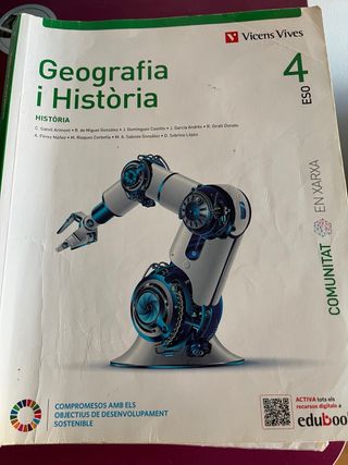 Llibre Geografia i Història 4 ESO