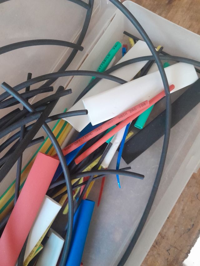 Guaine termoretraibile di varie dimensioni