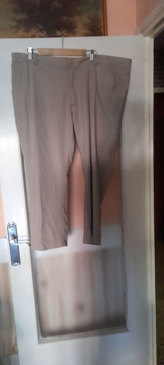 Pantalón vestir beige