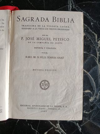 Biblia antigua de 1964