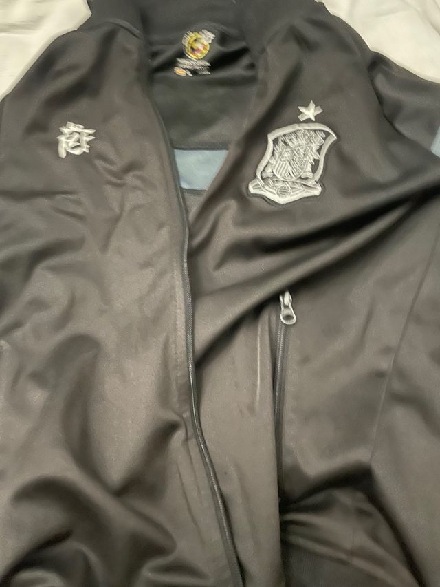 Chaqueta España - Negra/Plata