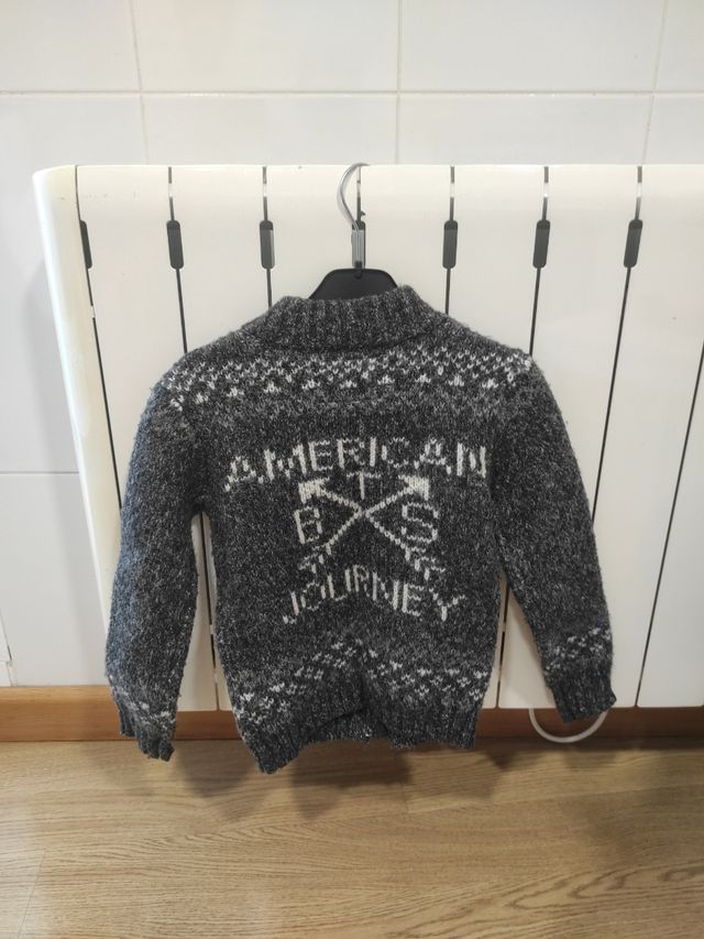 Cárdigan lana niño talla 6 Brotes