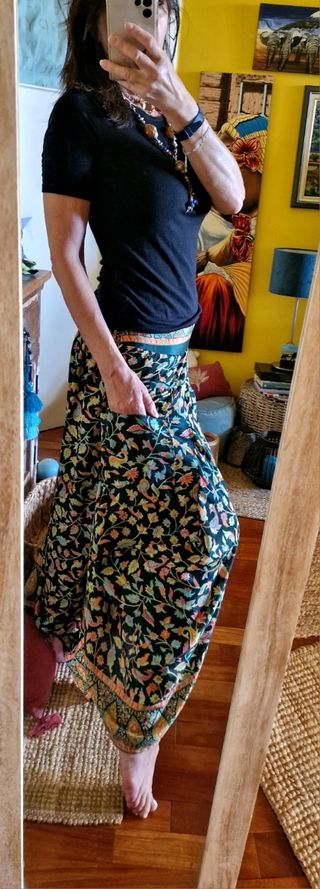 Gonna indiana in saree vintage 
