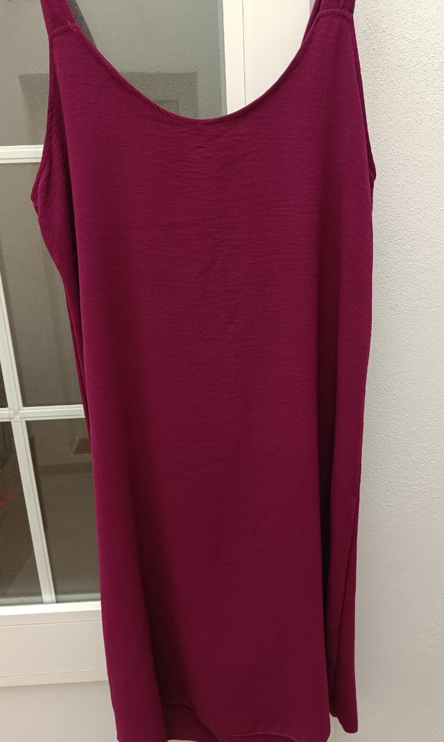 Vestido morado tirantes