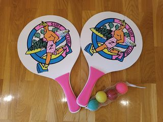 Palas playa | 2 palas + frisbee