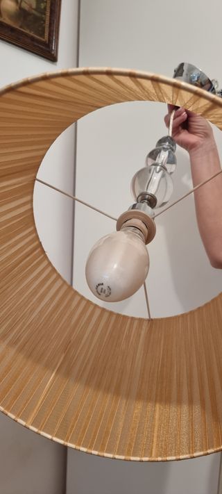 Lámpara techo - beige, metal